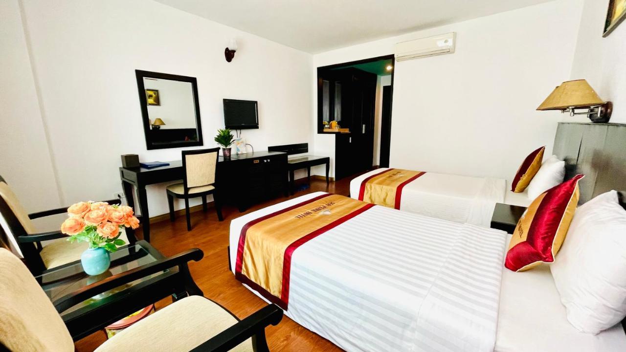 Sea Pearl Cat Ba Hotel Dong Khe Sau Buitenkant foto