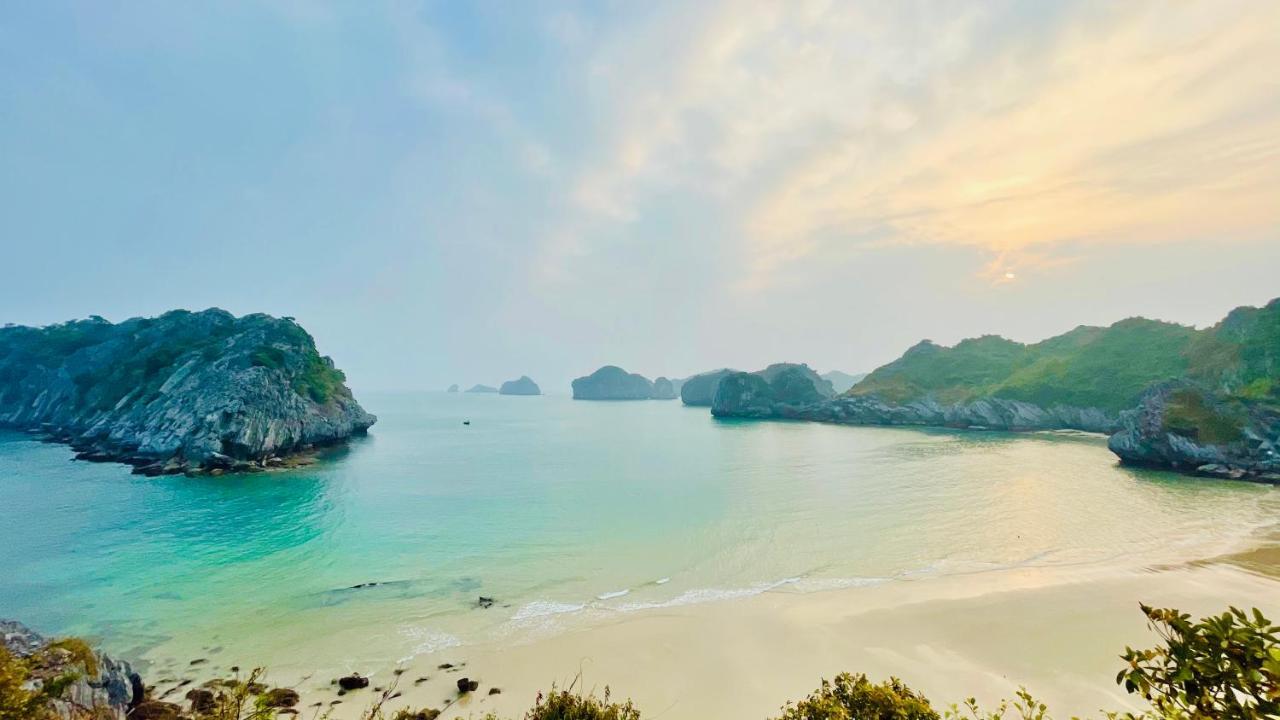Sea Pearl Cat Ba Hotel Dong Khe Sau Buitenkant foto