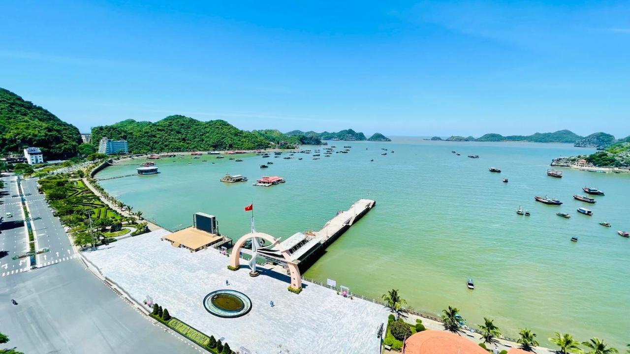 Sea Pearl Cat Ba Hotel Dong Khe Sau Buitenkant foto