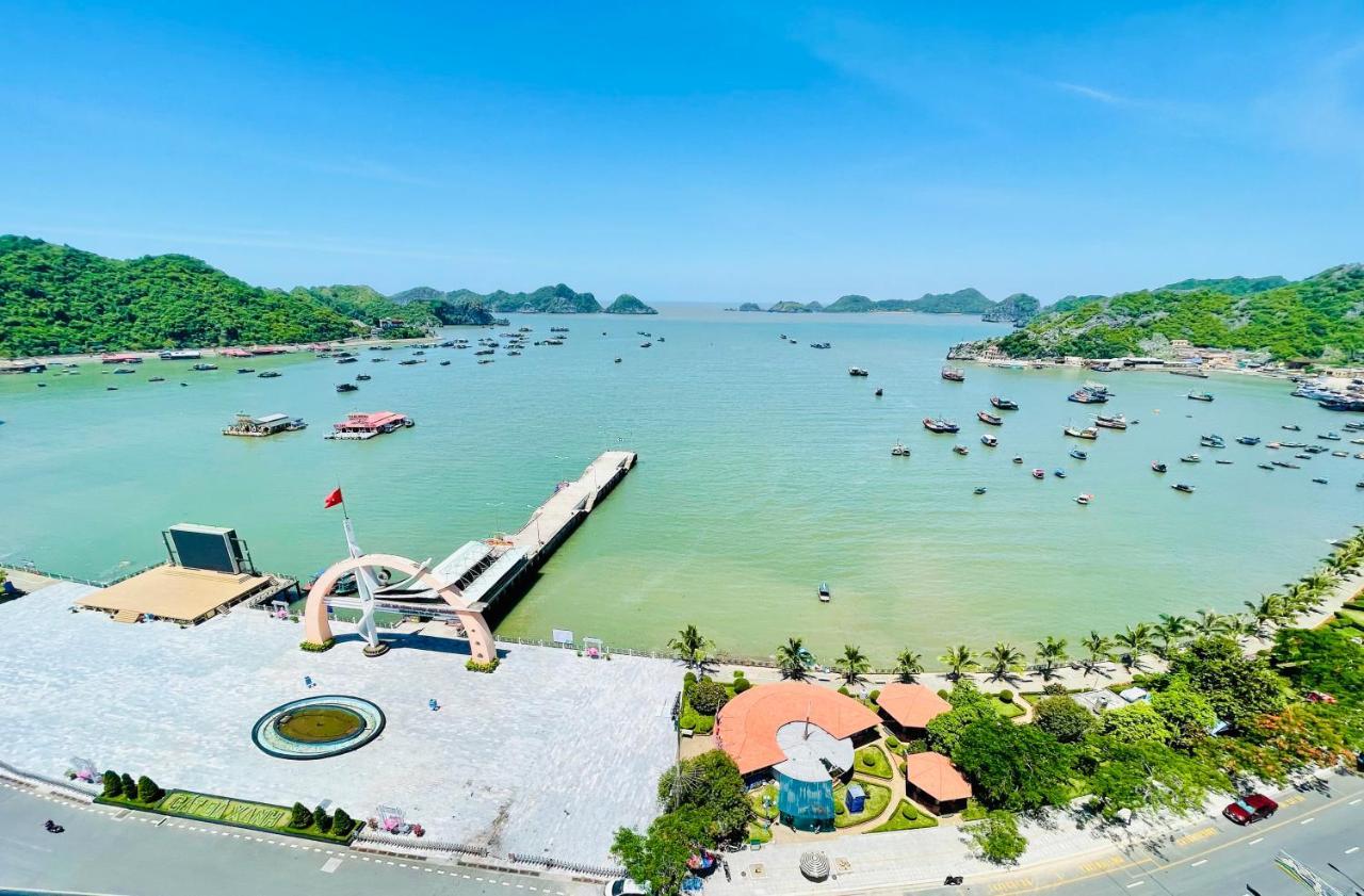 Sea Pearl Cat Ba Hotel Dong Khe Sau Buitenkant foto