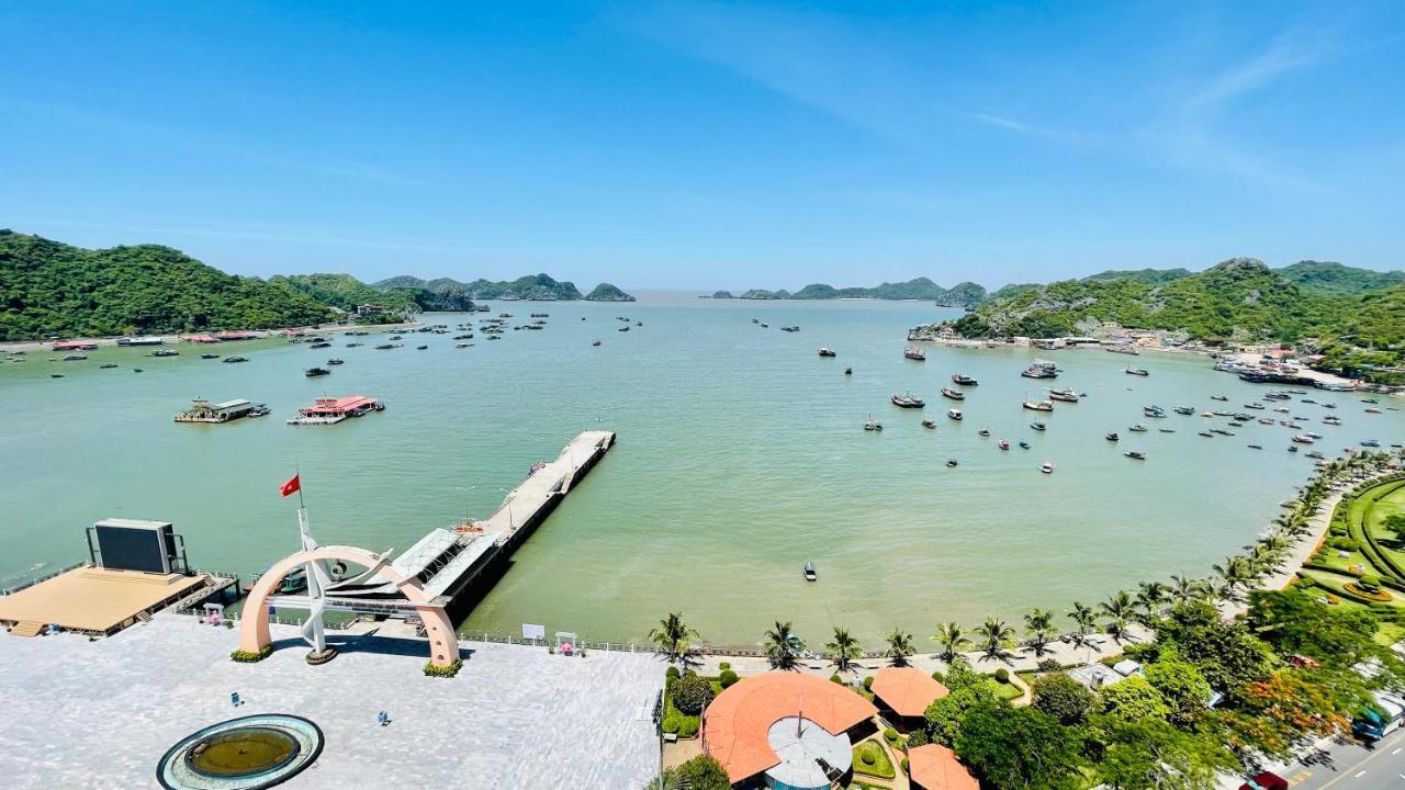 Sea Pearl Cat Ba Hotel Dong Khe Sau Buitenkant foto