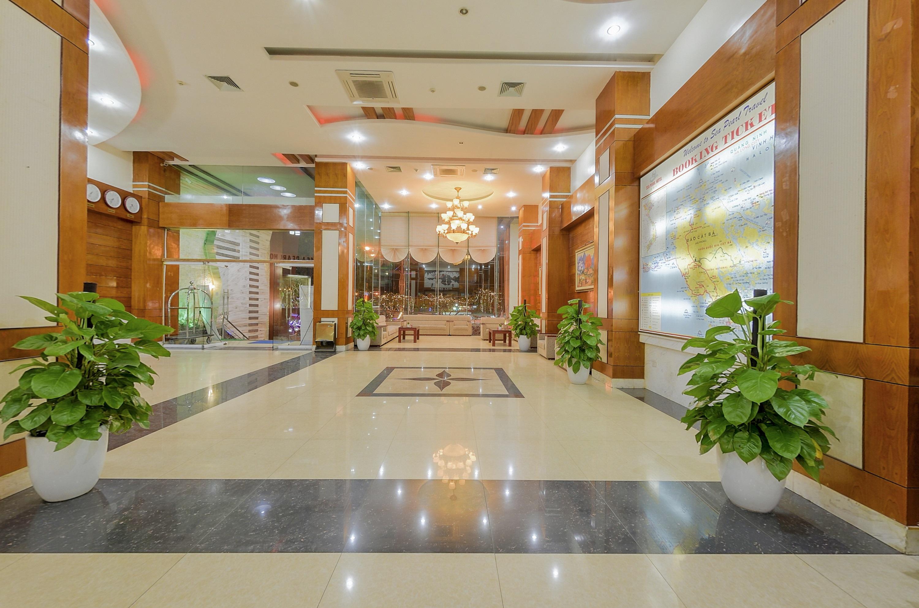 Sea Pearl Cat Ba Hotel Dong Khe Sau Buitenkant foto