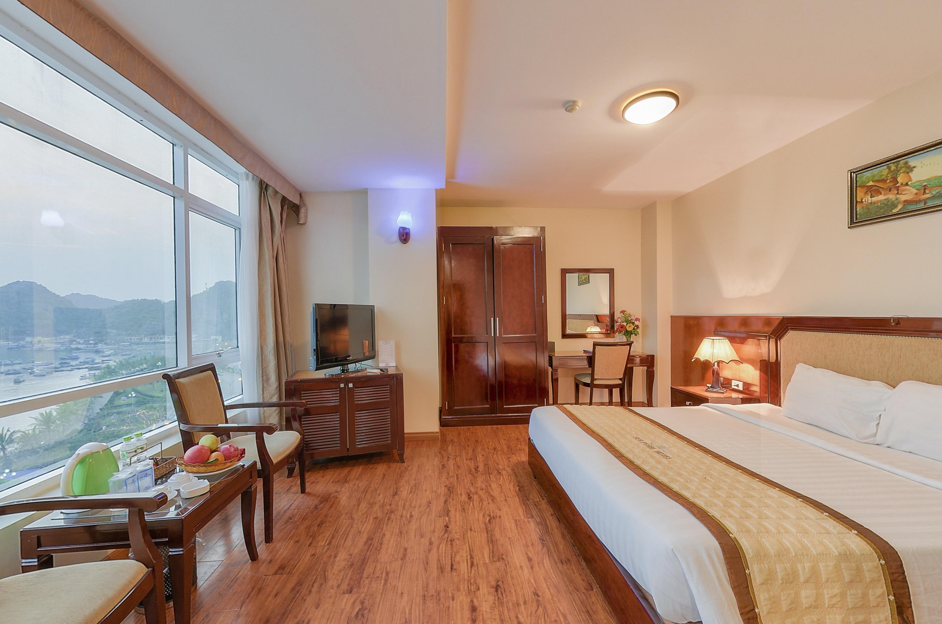 Sea Pearl Cat Ba Hotel Dong Khe Sau Buitenkant foto