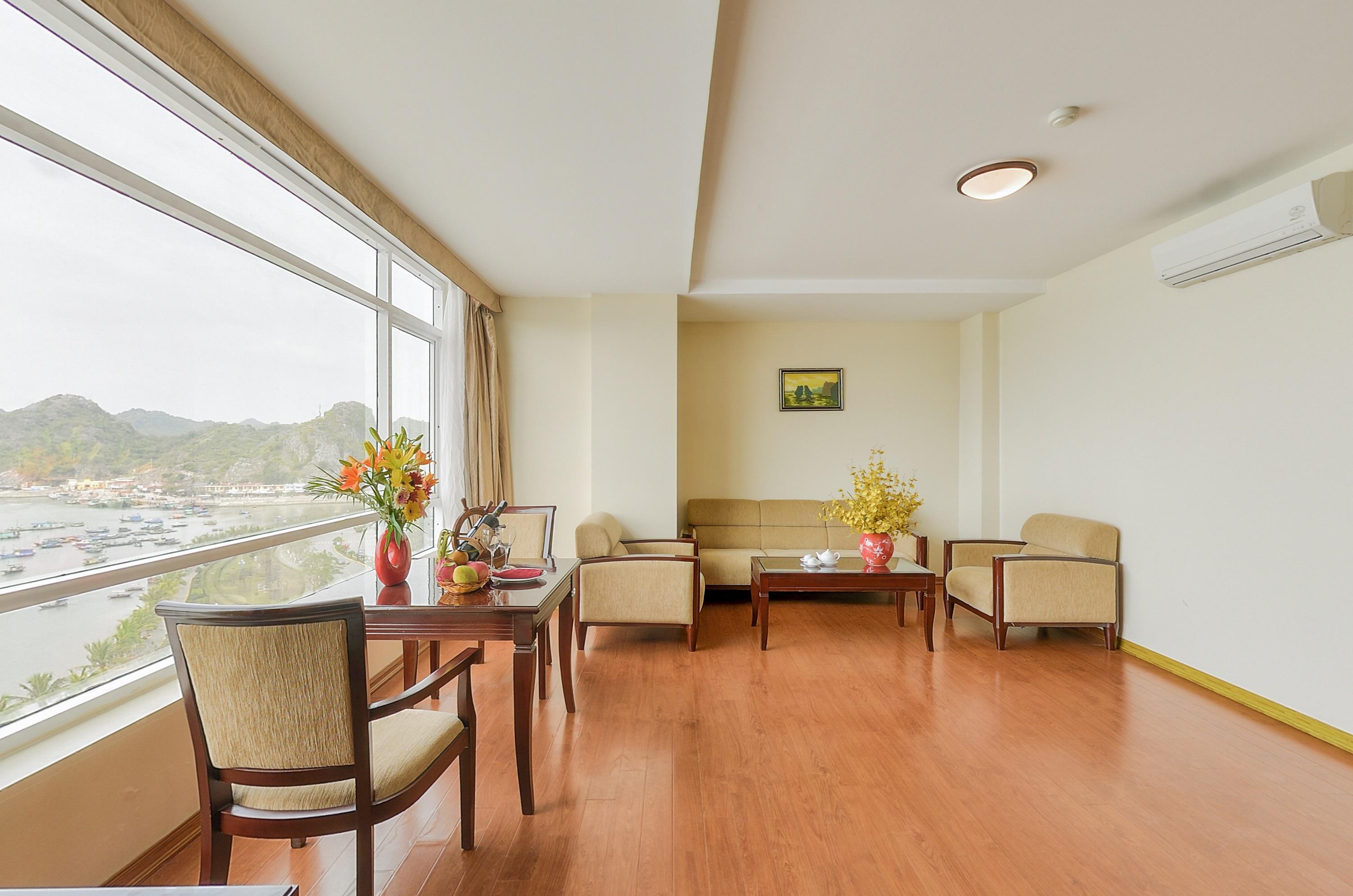 Sea Pearl Cat Ba Hotel Dong Khe Sau Buitenkant foto