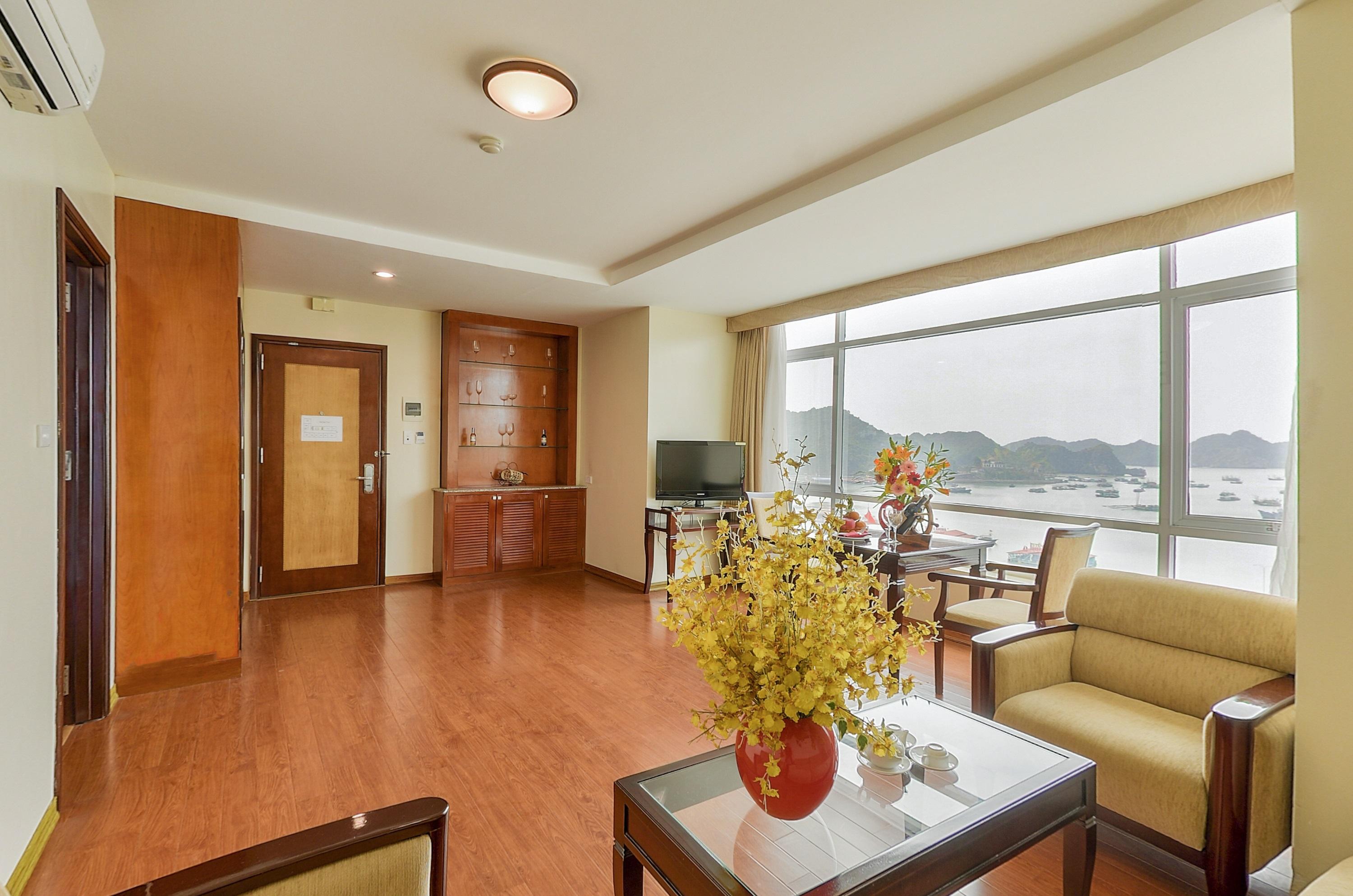 Sea Pearl Cat Ba Hotel Dong Khe Sau Buitenkant foto