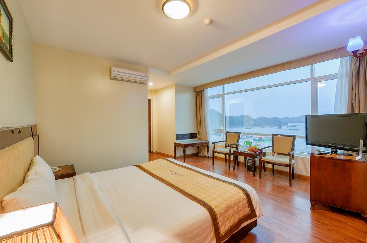 Sea Pearl Cat Ba Hotel Dong Khe Sau Buitenkant foto