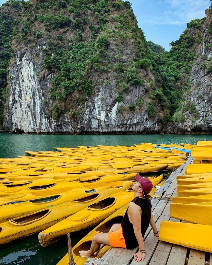 Sea Pearl Cat Ba Hotel Dong Khe Sau Buitenkant foto