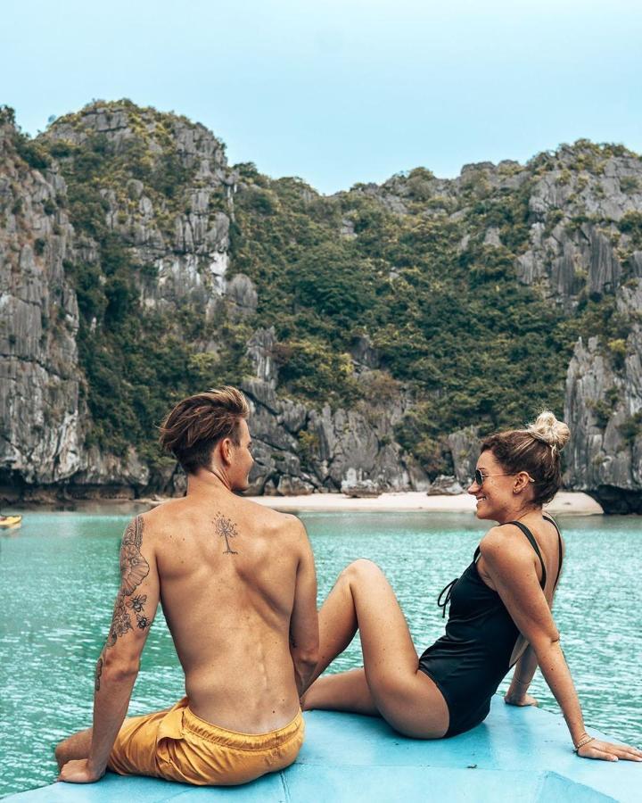 Sea Pearl Cat Ba Hotel Dong Khe Sau Buitenkant foto